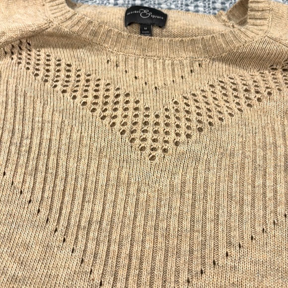 Market & Spruce tan sweater - Picture 2 of 3